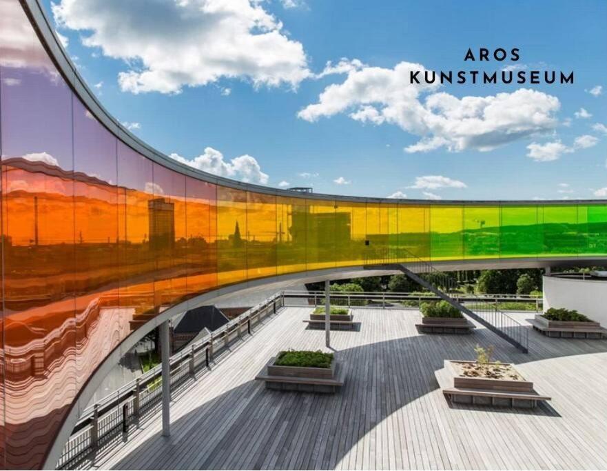 Apartmán Bo Med Stil Og Udsigt Til Aarhus Lystbadehavn Exteriér fotografie